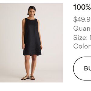 Quince 100% European Linen Tank Dress